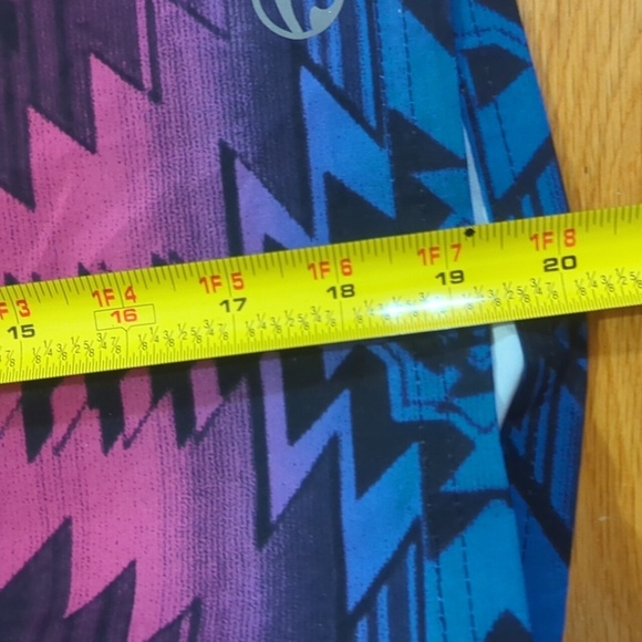 Ocean Current Board Shorts Size 28 Blue Purple Black - Picture 8 of 11